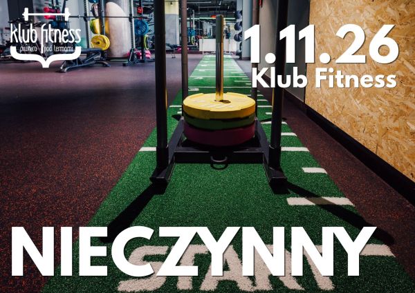 Zdjęcie 1 listopada klub będzie nieczynny