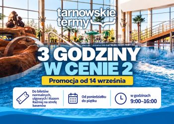 Miniaturka aktualności Rusza Promocja - 3 godziny w cenie 2