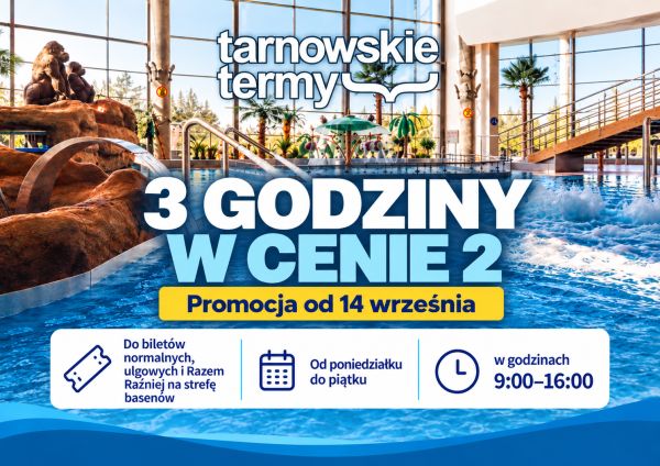 Zdjęcie Rusza Promocja - 3 godziny w cenie 2