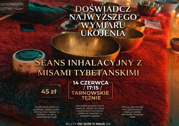 Zdjęcie Seans inhalacyjny z misami tybetańskimi