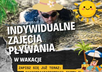Miniaturka aktualności Indywidualne zajęcia pływania w wakacje!