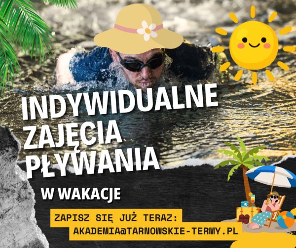 Zdjęcie Indywidualne zajęcia pływania w wakacje!